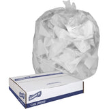 Genuine Joe 01012 Trash Can Liners, 30 Gallon, .6Mil, 30Inch x36Inch , 250/CT, Clear