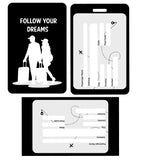 Sign Ever Luggage Tag For Suitcases & Bags Durable Travel Id Tag With Name, Address & Contact Card | Secure Silicone Loop, Wat