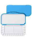 Mr. Pen- Airtight Watercolor Palette with Lid, Blue, 18 Wells and 2 Mixing Areas, Empty Watercolor Palette, Paint Pallet with Li