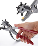 Nvf Leather Hole Punch Tool, 6 Different Hole Sizes (5/64, 3/32, 7/64, 1/8, 5/32, 3/16), Durable Hole Punch For Watch Band