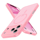 Maozis Magnetic Shockproof for iPhone 17 Pro Case,[Full Camera Protection][Compatible with Magsafe][Non-Slip][Mil-Grade Protecti