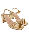 Shoetopia Girls Heel-1246 Golden Heeled Sandal - 6 Uk (Girls-Heel-1246-Golden),Golden,6,B0CRPFZGZ9