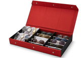 Proniks Sunglass,Watches with Accessories storage Box for Men and Women with 6pcs watch and 4pcs sunglass storage compartment (R
