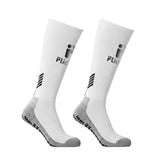 Flickit AntiSlip Long Grip Socks For Men, Women & Kids | Socks For Football, Badminton, Gym, Running & Sports | NonSlip Rubber