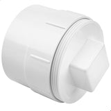 Cinsda 6 PVC Sewer Cleanout Cap, DWV Sewer Cleanout Cap Adapter with Plug for Drainage Pipe Fitting