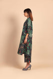 Gosriki Women'S Rayon Blend Straight Printed Kurta With Palazzo (Capsicum Green-Gs_S_Green_Small),Green,,B0DCK9RWRJ