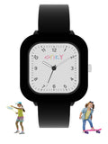 Spiky Analog Watch For Kids | Water Resistant & Lightweight | Durable & Soft Silicone Strap | Unisex Best Birthday Gift | Casual