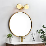 Living District Majesty 2-Light Metal Bath Sconce In Black/Frosted White