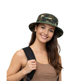 Riddhiinfotech Unisex Camouflage Bucket Hat For Men & Women | Wide Brim Sun Protection | Lightweight Cotton Outdoor Hat For Trek
