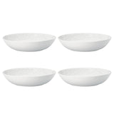 Lenox 895726 Opal Innocence Carved Pasta Bowls, Set Of 4, Service For 4, 2 x 9-Inch Diameter