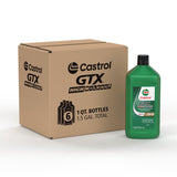 Castrol GTX High Mileage 20W-50 Synthetic Blend Motor Oil, 1 Quart, Pack of 6