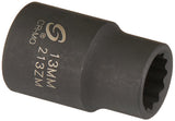 Sunex 213zm 1/2Inch Drive 13mm 12Point Impact Socket