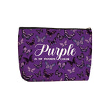 Wenboco Purple Gifts for Women Purple Accessories Purples Lover Gift Makeup Bag, Inspirational Birthday Christmas Gifts for Wome