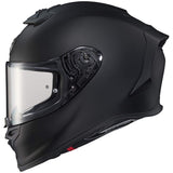 ScorpionEXO R1 Air Full Face Motorcycle Helmet with Pinklock Shield and Bluetooth Ready Speaker Pockets DOT ECE Solid (Matte Bla