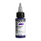 High Flow Acrylics by GOLDEN, Transparent Dioxazine Purple, 1 fl. oz. Bottle, Professional Acrylic Paint, Transparent