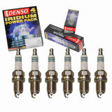 6 pc DENSO Iridium Power Spark Plugs compatible with Acura MDX 3.5L V6 2001-2006