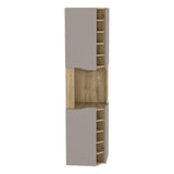 Obregon Corner Bar Cabinet -Living Room -Macadamia / Taupe