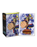 Arcane Tinmen Dragon Shield Sleeves - Matte Art: My Hero Academia: All Might Punch 100 Ct - Mtg Card Sleeves - Compatible With P