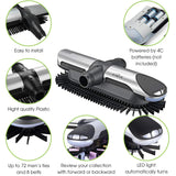 Aniva Motorized Tie Rack Closet Organizer with LED Lights Includes J Hooks for Wired Shelving Stores Up to 72 Ties & 8 Belts, Op