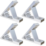 4Sets 45 Degree/135 Degree Strong Support Corner Bracket Connection Joint for 2020 Series Aluminum Extrusion Profile with Screws