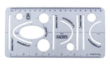 AACEES Parabola Templates Stencil Directrix, Hyperbola, Drawing Drafting Design Technical Drawing Ruler