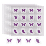 80 Pack UV Detection Stickers for Sunscreen Butterfly Pattern- Sunscreen Dots UV Stickers for Kids Adults -Waterproof Sun Protec
