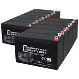 Mighty Max Battery 12 Volt 9 AH SLA Battery NB Terminal - 10 Pack