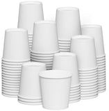 GUSTO [4 oz. - 300 Count Disposable White Paper Cups, Hot Coffee Cups - Eco-Friendly Hot Cups - (Formerly Comfy Package)
