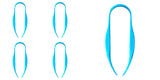 Skab U Shape Plastic Tongue Cleaner/Scraper Fights Bad Breath & Oral Health Care Improved Taste Sense Multi Color For Kids,Child