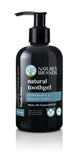 Natural Toothgel (Peppermint & Baking Soda) by Herbal Choice Mari; 8 fl oz BPA-Free Plastic Bottle