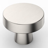 Amerdeco 10 Pack Brushed Satin Nickel Cabinet Knobs 1-1/4 Inch(32mm) Single Hole Cabinet Handles Dresser Knobs Drawer Knobs and 