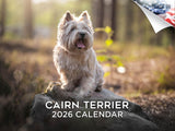 2025 2026 Cairn Terrier Calendar - Dog Breed Monthly Wall Calendar - 12 x 18 Open - Thick No-Bleed Paper - Giftable - Academic T