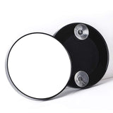 REVEL  12X Magnifying Makeup Mirror, Portable Round Hand Mirror with 2 Suction Cups for Wall Mounting, Use for Makeup Applicati