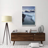 Hubbard Glacier Encroaching On Gilbert Point, Wrangell-St. Elias National Park, Alaska-Paper Art-34,,X50,,