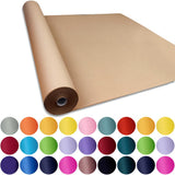 SMART&CASUAL 24 x 2,520 (210) Brown Kraft Craft Paper Roll for Gift Wrapping Bulletin Board Bouquet Flower Kids Art Packing Par