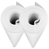 MEARCOOH 2-Pack Large EVA Foam Sheets, White 1mm EVA Foam Roll (1mm to 6mm), 35.5 x 59 Sheet Premium High Density 86 kg/m3 for C