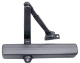 LCN 1460 Medium Duty Door Closer, Aluminum Powder Coat Finished, Cast Iron, NonHanded, Regular Arm with Parallel Arm Shoe