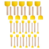 CALANDIS 30 Pieces Round Sponge Brush Set Painting Doodles Tools for Home Children | Artists Brushes | Painting Supplies | Art S