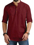 Royalscout Men'S Cotton Polyester Blend Regular Fit Full Sleeve Kurta Perfect For Special Occasions, Family Events, Or Daily Eth