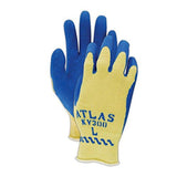 Showa Best KV-300-S SHOWA Best Atlas KV300 Kevlar Glove with Latex Palm Coating, Blue, Small (Pack of 12)