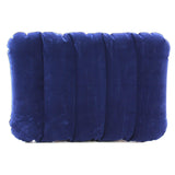 Mezon Velvet Soft Air Inflatable Travel Pillow For Family, Children Blue