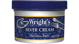 Wrights Silver Cleaner and Polish Cream 8 Ounce Ammonia Free Gently Clean and Remove Tarnish Without Scratching