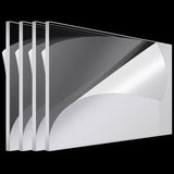 Roowest 4 Pcs 24 x 36 Inch, 1/4 Inch Thick Clear Acrylic Sheets Transparent Plastic Panels Sheets Cut to Size Cast Acrylic Board