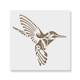 Hummingbird Deco Stencil Template for Walls and Crafts Reusable Stencils for Painting in Small & Large Sizes
