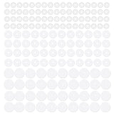 200pcs Clear Piercing Disc for Piercing Bump, 3/5/7mm Clear Disc Pads Silicone Earrings Backs Earlobe Support Patches Earring Sp