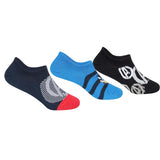 Supersox BoyS No Show Cotton Socks (Pack Of 3) (Supersox Disney For Kids_Multicolour)