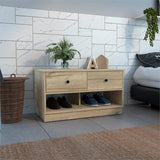 Hamilton Storage Bench -Living Room -Light Oak