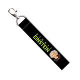 Isee 360 Einstein Scientist Lanyard Tag With Swivel Lobster For Gift Luggage Bags Backpack Laptop Bags L X H 5 X 0.8 Inch