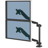 Fellowes Platinum Series Dual And Dual Stacking Monitor Arm For 27 Inch(Stacking) And 32 Inch(Side By Side) Monitors, Full Motio