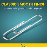 Always23 Paper Clips, Silver Paper Clips, 1 100 Pack